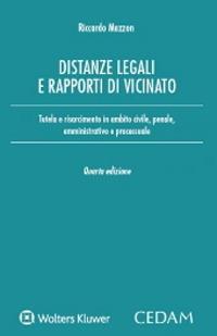 Distanze legali e rapporti di vicinato - Riccardo Mazzon - copertina