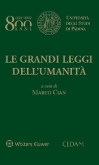 Le grandi leggi dell'umanità - copertina