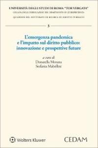 L'emergenza pandemica e l'impatto sul diritto pubblico: innovazione e prospettive future - copertina