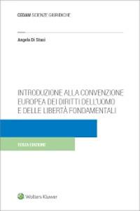 Introduzione alla convenzione europea dei diritti dell'uomo e delle libertà fondamentali - Angela Di Stasi - copertina