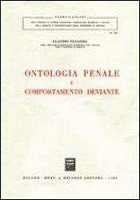 Ontologia penale e comportamento deviante - Claudio Faranda - copertina