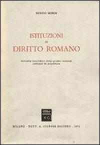 Istituzioni di diritto romano - Biondo Biondi - copertina