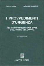 I provvedimenti d'urgenza nel diritto processuale civile e nel diritto del lavoro