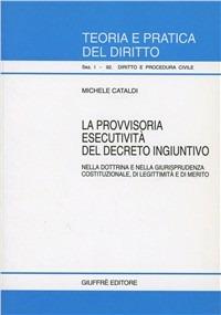 La provvisoria esecutivit del decreto ingiuntivo. Nella dottrina