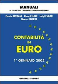 Contabilità in euro. 1º gennaio 2002 - copertina