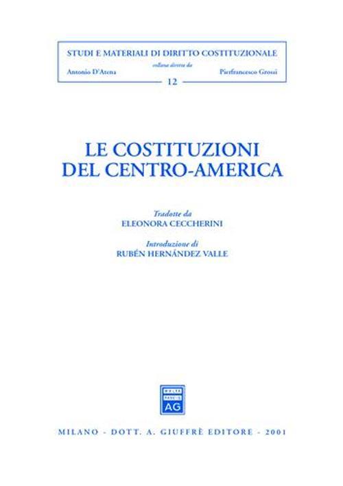 Le costituzioni del centro-America - copertina