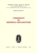 I presidenti di assemblea parlamentare