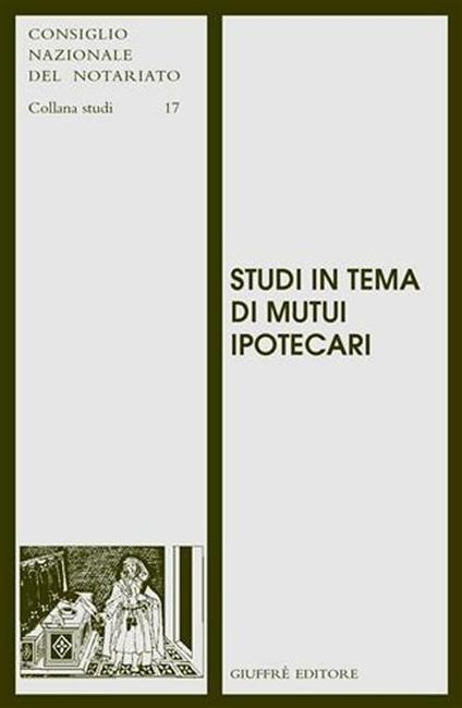 Studi in tema di mutui ipotecari - copertina