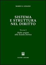 Sistema e struttura nel diritto. Vol. 1: Dalle origini alla scuola storica.