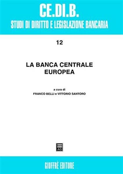 La Banca centrale europea - copertina