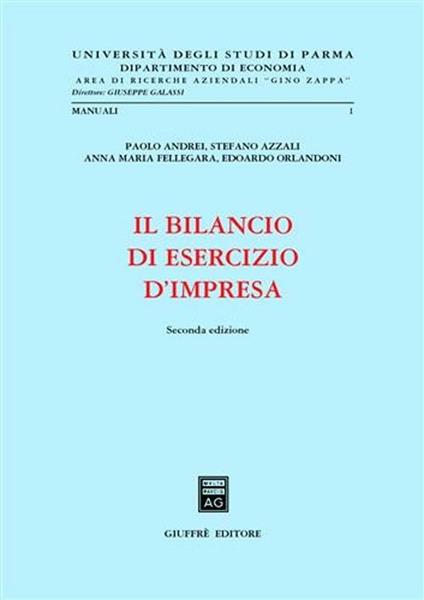 Il bilancio di esercizio di impresa - copertina