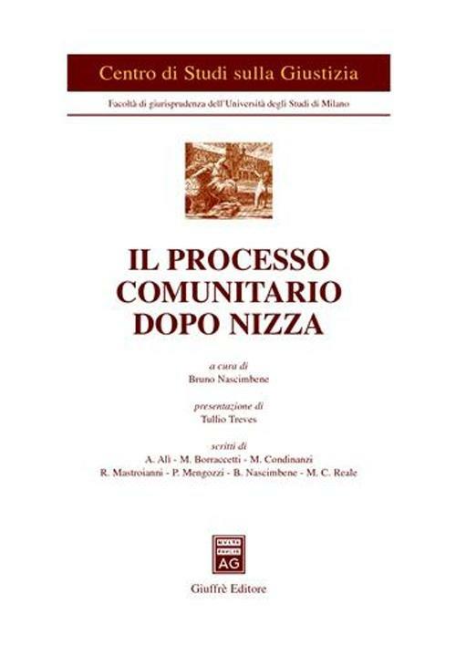 Il processo comunitario dopo Nizza - copertina