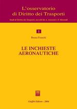 Le inchieste aeronautiche