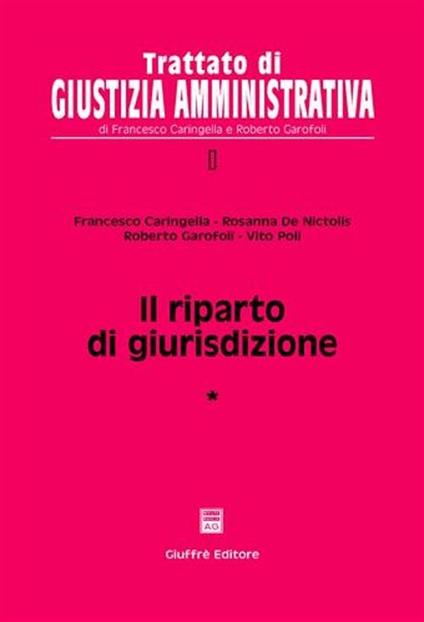 Il riparto di giurisdizione. Vol. 1 - copertina