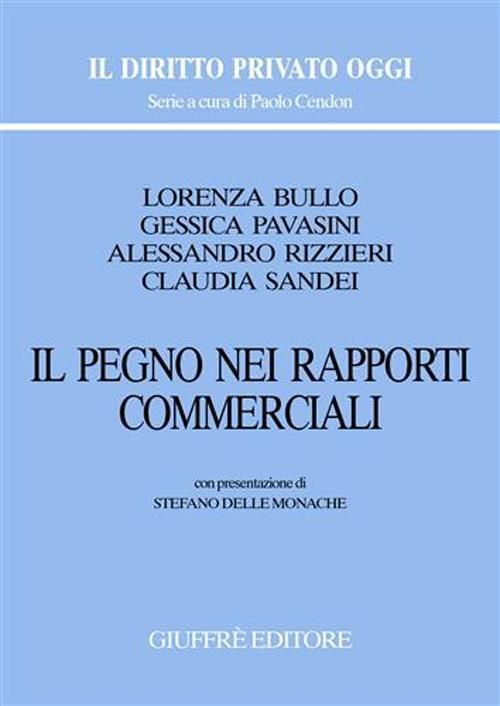 Il pegno nei rapporti commerciali - copertina