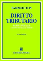 Diritto tributario. Parte speciale. I sistemi dei singoli tributi