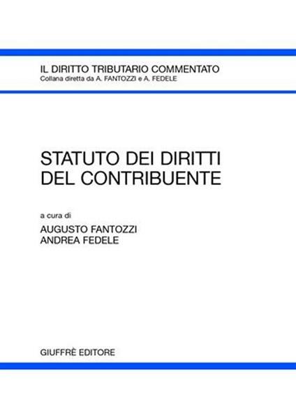 Statuto dei diritti del contribuente - copertina