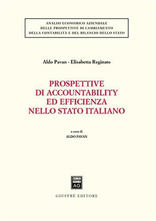 Prospettive di accountability ed efficienza nello Stato italiano - copertina