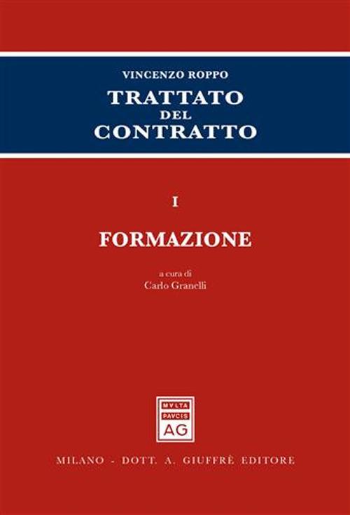 Trattato del contratto. Vol. 1: Formazione. - copertina