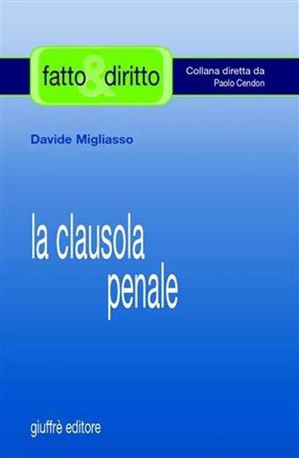 La clausola penale - Davide Migliasso - copertina