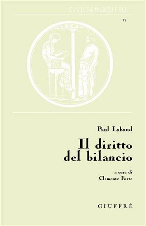 Il diritto del bilancio - Paul Laband - copertina