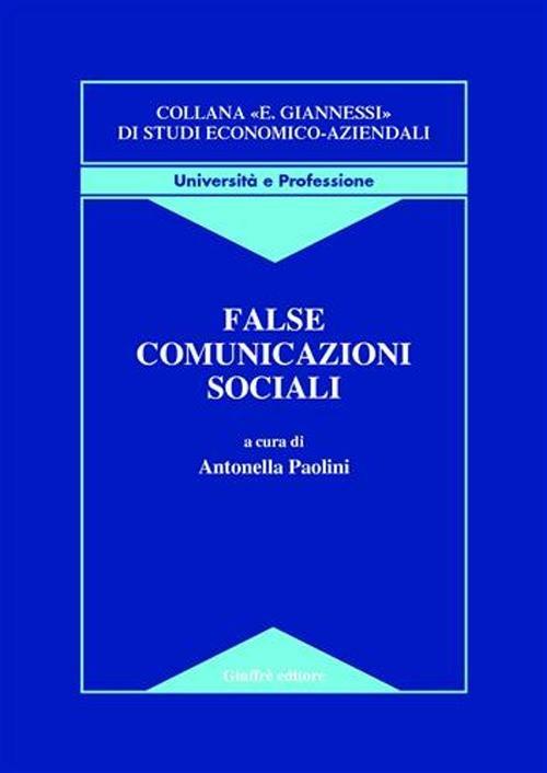 False comunicazioni sociali - copertina