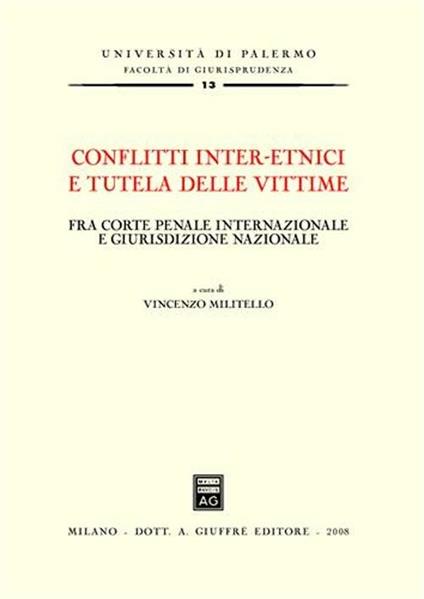 Conflitti inter-etnici e tutela delle vittime - copertina