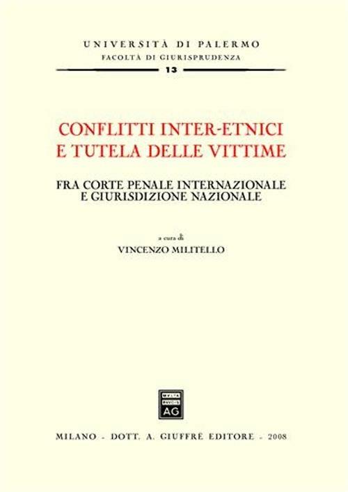 Conflitti inter-etnici e tutela delle vittime - copertina