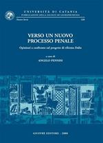 Verso un nuovo processo penale. Opinioni a confronto sul progetto di riforma Dalia. Atti del Convegno (Catania, 18-19 novembre 2005)