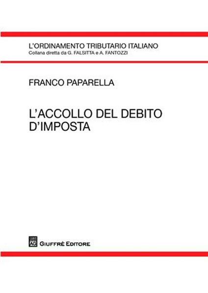 L' accollo del debito d'imposta - Franco Papparella - copertina