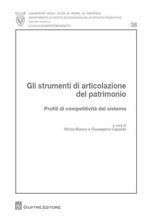 Gli strumenti di articolazione del patrimonio. Profili di competitività del sistema - copertina