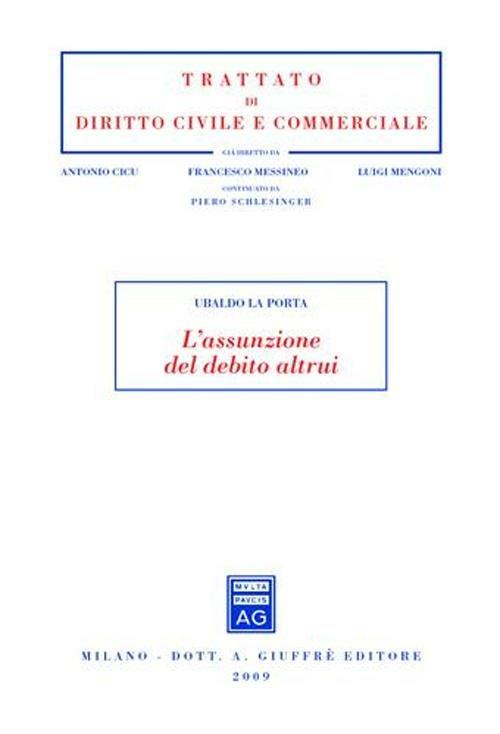 L' assunzione del debito altrui - Ubaldo La Porta - copertina