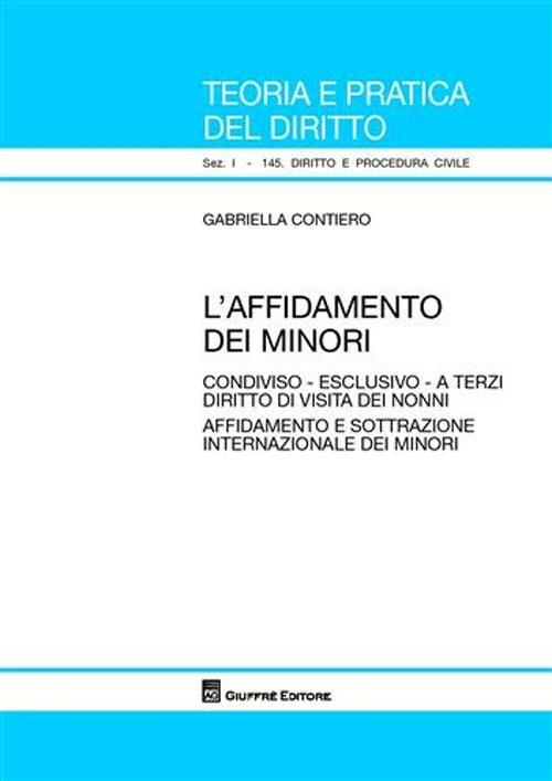 L' affidamento dei minori - Gabriella Contiero - copertina