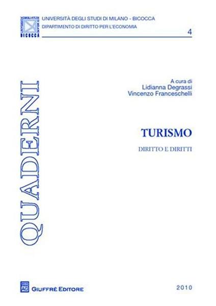 Turismo. Diritto e diritti - copertina