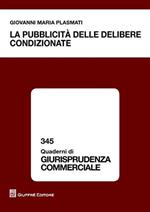 La pubblicità delle delibere condizionate