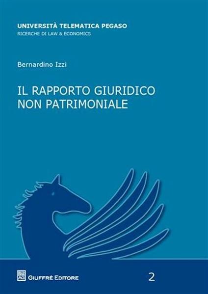 Il rapporto giuridico non patrimoniale - Bernardino Izzi - copertina