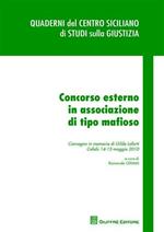 Concorso esterno in associazione di tipo mafioso. Convegno in memoria di Gilda Loforti (Cefalù, 14-15 maggio 2010)