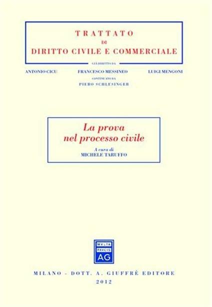 La prova nel processo civile - copertina