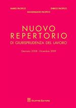 Nuovo repertorio di giurisprudenza del lavoro (gennaio 2008-dicembre 2009)