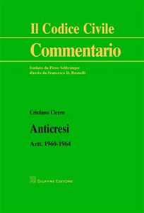 Anticresi. Artt. 1960-1964