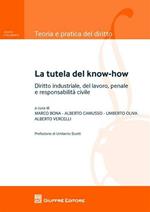 La tutela del know-how. Diritto industriale, del lavoro, penale e responsabilità civile