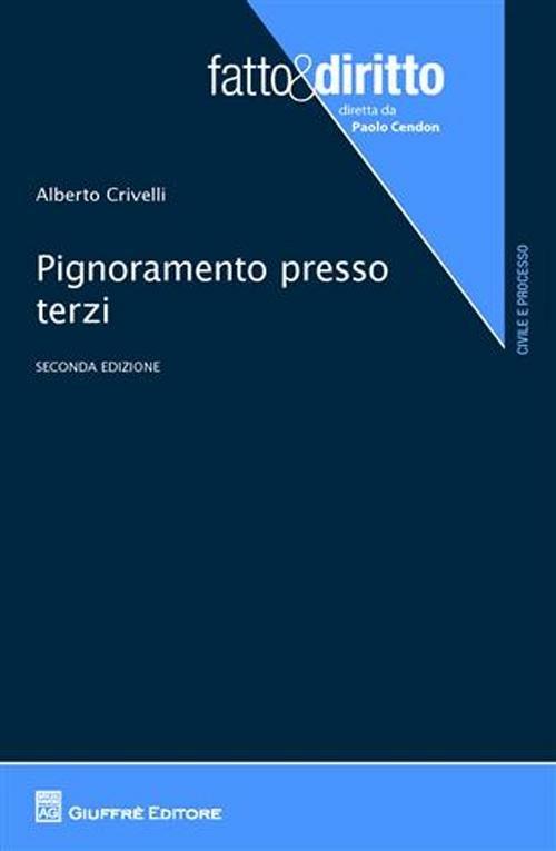 Pignoramento presso terzi - Alberto Crivelli - copertina