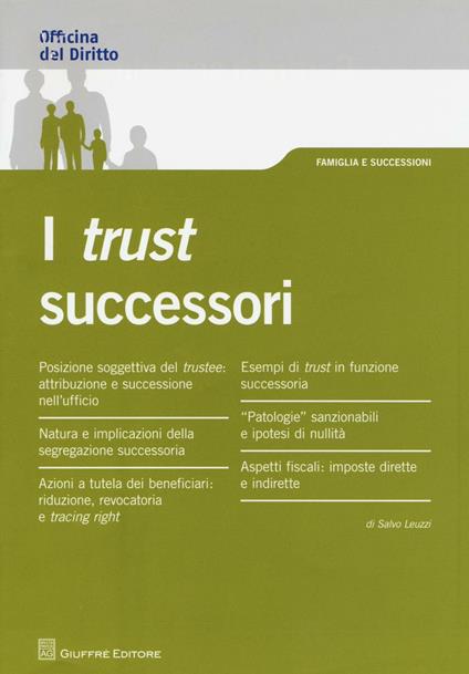 I trust successori - Salvo Leuzzi - copertina