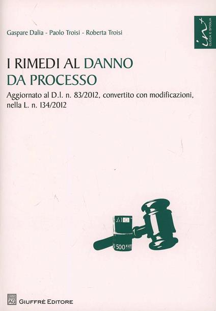 I rimedi al danno da processo - Paolo Troisi,Gaspare Dalia - copertina