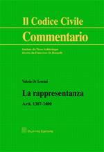 La rappresentanza. Artt. 1387-1400