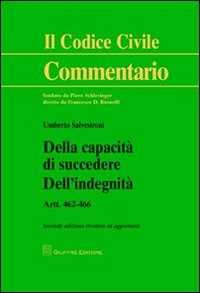 Della capacità di succedere. Dell'indegnità. Artt. 462-466