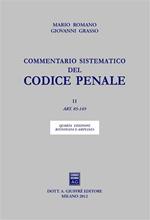 Commentario sistematico del codice penale. Vol. 2: Art. 85-149.