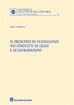 Il principio di uguaglianza nei conflitti di leggi e di giurisdizioni