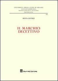 Il marchio decettivo - Silvia Giudici - copertina