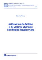 Overview on the evolution of the corporate governance in the people's republic of China (An)